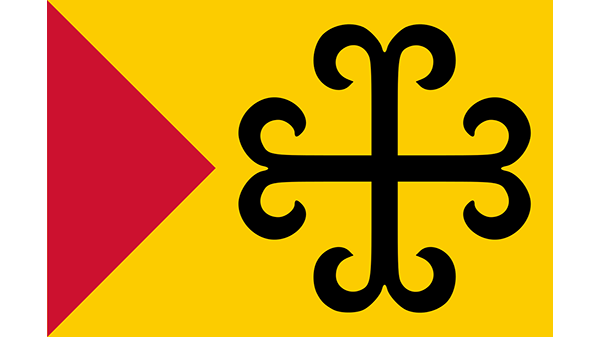 Vlag gemeente Sittard Vlag gemeente Sittard - in kleur op transparante achtergrond - 600 * 337 pixels